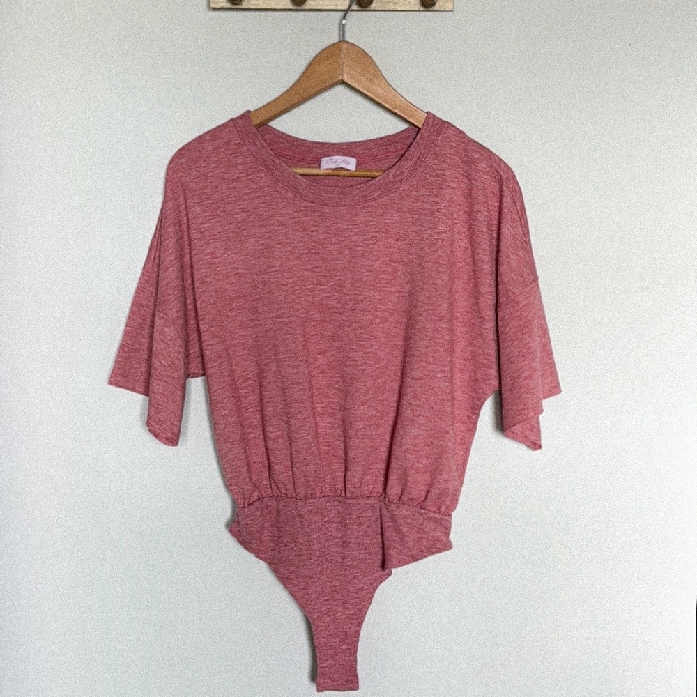 Pink Lily T-shirt Romper